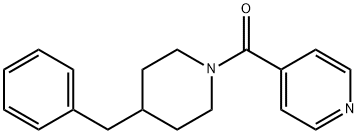 4-(PHENYLMETHYL)-1-(4-PYRIDINYLCARBONYL)-PIPERIDINE 结构式