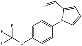 1-(4-(三氟甲氧基)苯基)-1H-吡咯-2-甲醛 结构式