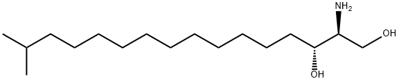 15-Methylhexadeca Sphinganine 结构式