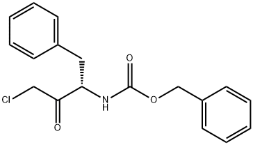 N-苯氧基碳-L-苯丙氨酰甲基氯酮 结构式