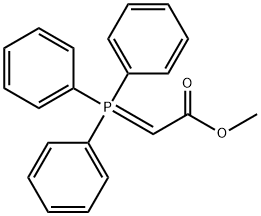 甲氧甲酰基亚甲基三苯基膦 结构式