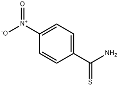 4-硝基硫代苯甲酰胺 结构式
