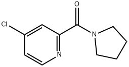 4-氯-2-(吡咯烷-1-羰基)吡啶 结构式