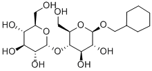 己基甲基-4-O-（α-d-D-吡喃葡萄糖基） - 嵌段 - d-D-吡喃葡萄糖苷 结构式