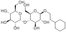 2-CYCLOHEXYLETHYL Β-D-MALTOSIDE 结构式