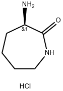 (R)-3-氨基-2-氮杂环庚酮盐酸盐 结构式