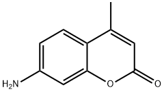 7-氨基-4-甲基香豆素 结构式