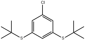 1-氯-3,5-二叔丁基硫苯 结构式