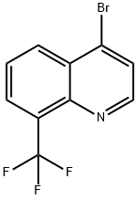 4-溴-8-三氟甲基喹啉 结构式