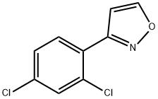 3-(2,4-二氯苯基)异噁唑 结构式