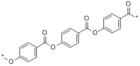 聚(氧基-1,4-亚苯基羰基) 结构式