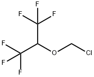 1,1,1,3,3,3-六氟-2-氯甲氧基丙烷 结构式