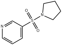 3-(吡咯啉-1-基磺酰)砒啶 结构式