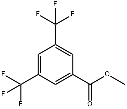 3,5-双(三氟甲基)苯甲酸甲酯 结构式