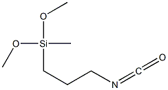 甲基-(3-异氰酸丙基)二甲基硅烷 结构式