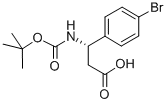 Boc-4-溴-D-beta-苯丙氨酸 结构式
