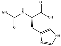 N-CARBAMYL-L-HISTIDINE HYDROCHLORIDE 结构式