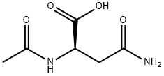 N2-乙酰-D-天冬酰胺 结构式