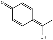 2,5-Cyclohexadien-1-one, 4-(1-hydroxyethylidene)- (9CI) 结构式