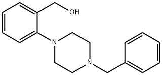 [2-(4-苄基哌嗪基)]苯甲醇 结构式