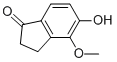 5-羟基-4-甲氧基-2,3-二氢-1H-茚-1-酮 结构式