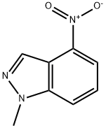 1-甲基-4-硝基-1H-吲唑 结构式