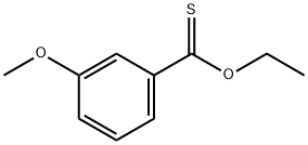 3-Methoxythiobenzoic acid O-ethyl ester 结构式