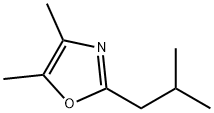 2-ISOBUTYL-4,5-DIMETHYLOXAZOLE 结构式