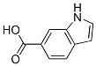 吲哚-6-羧酸 结构式