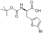 (R)-N-BOC-2-(5-溴噻酚基) 结构式
