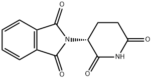 (+)-沙利度胺 结构式