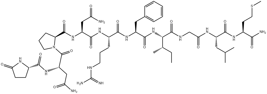 速激肽十肽 结构式