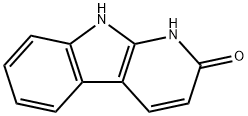 9H-Pyrido(2,3-b)indol-2-ol 结构式