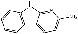 2-氨基-9H-吡啶[2,3-b]吲哚 结构式