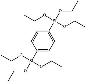 1,4-双(三乙氧基硅基)苯 结构式