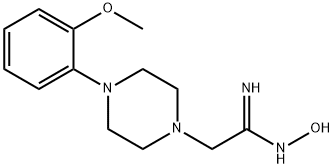 N-羟基-2-[4-(甲氧基苯)哌嗪-1-基]乙脒 结构式
