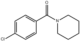(4-CHLOROPHENYL)(PIPERIDIN-1-YL)METHANONE 结构式