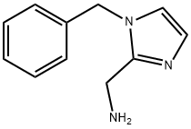 (1-苄基-1H-咪唑基-2-基)甲胺 结构式