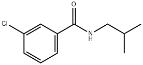 3-氯-N-异丁基苯甲酰胺 结构式