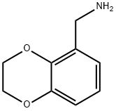 2,3-二羟基-1,4-苯并二氧杂苯-5-甲胺盐酸盐 结构式