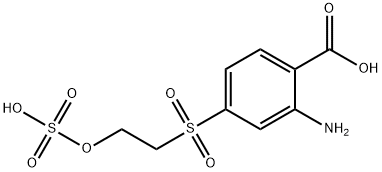 2-氨基苯甲酸-4-羟乙基砜基硫酸酯 结构式