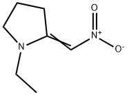 1-ethyl-2-(nitromethylene)pyrrolidine  结构式