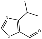 4-异丙基噻唑-5-甲醛 结构式