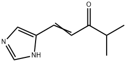 1-Penten-3-one,  1-(1H-imidazol-4-yl)-4-methyl-  (9CI) 结构式