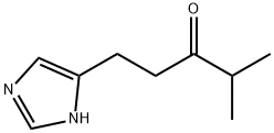 3-Pentanone,  1-(1H-imidazol-4-yl)-4-methyl-  (9CI) 结构式