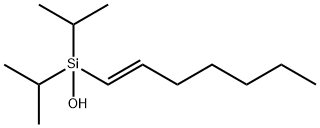 (E)-庚烯基二异丙基硅醇 结构式