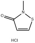 2-甲基-4-异噻唑啉-3-酮盐酸盐 结构式