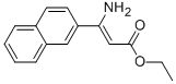 3-AMINO-3-(2-NAPHTHALENYL)-2-PROPENOIC ACID ETHYL ESTER 结构式