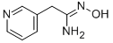 N-HYDROXY-2-PYRIDIN-3-YL-ACETAMIDINE 结构式