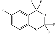 6-溴-2,2,4,4-四氟-1,3-苯并二噁烷 结构式